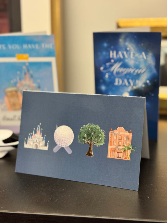 Hop The Parks Greeting Card