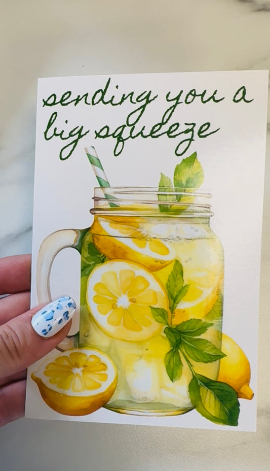 Sending You A Big Squeeze Greeting Card