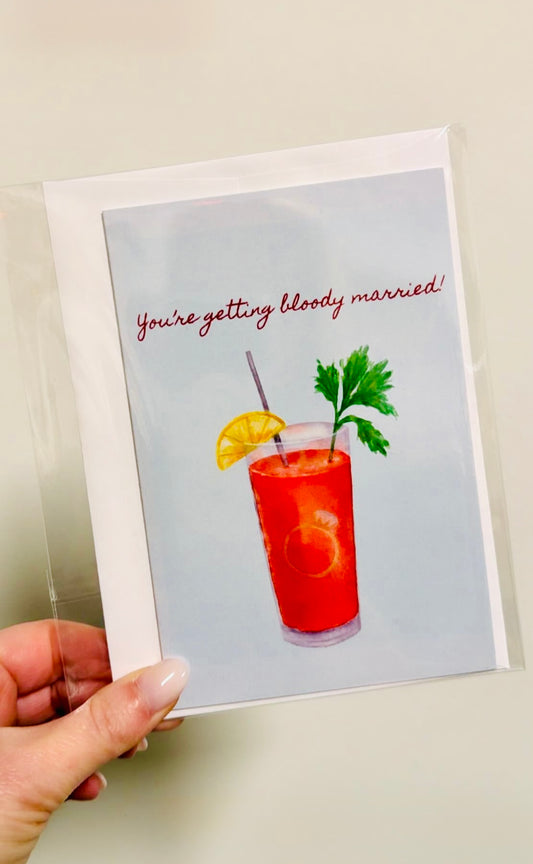 Bloody Married Greeting Card