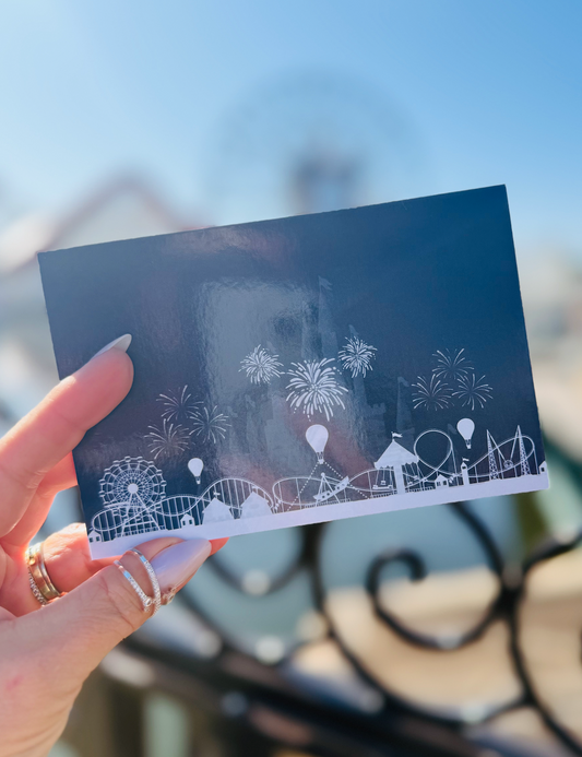 Amusement Park Greeting Card