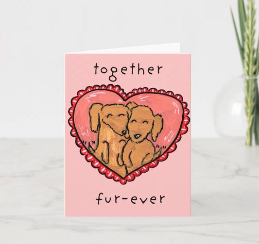 Together Fur-ever Dachshund Love Card