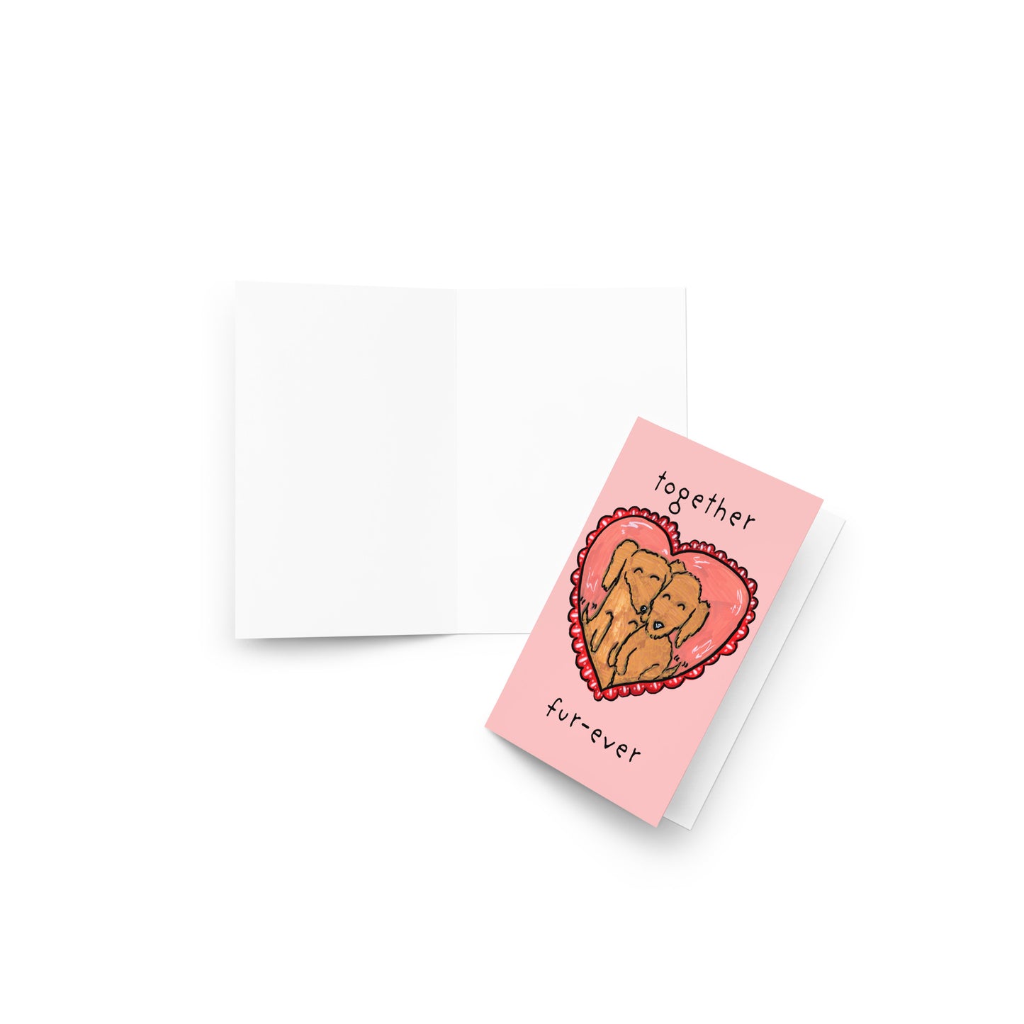 Together Fur-ever Dachshund Love Card