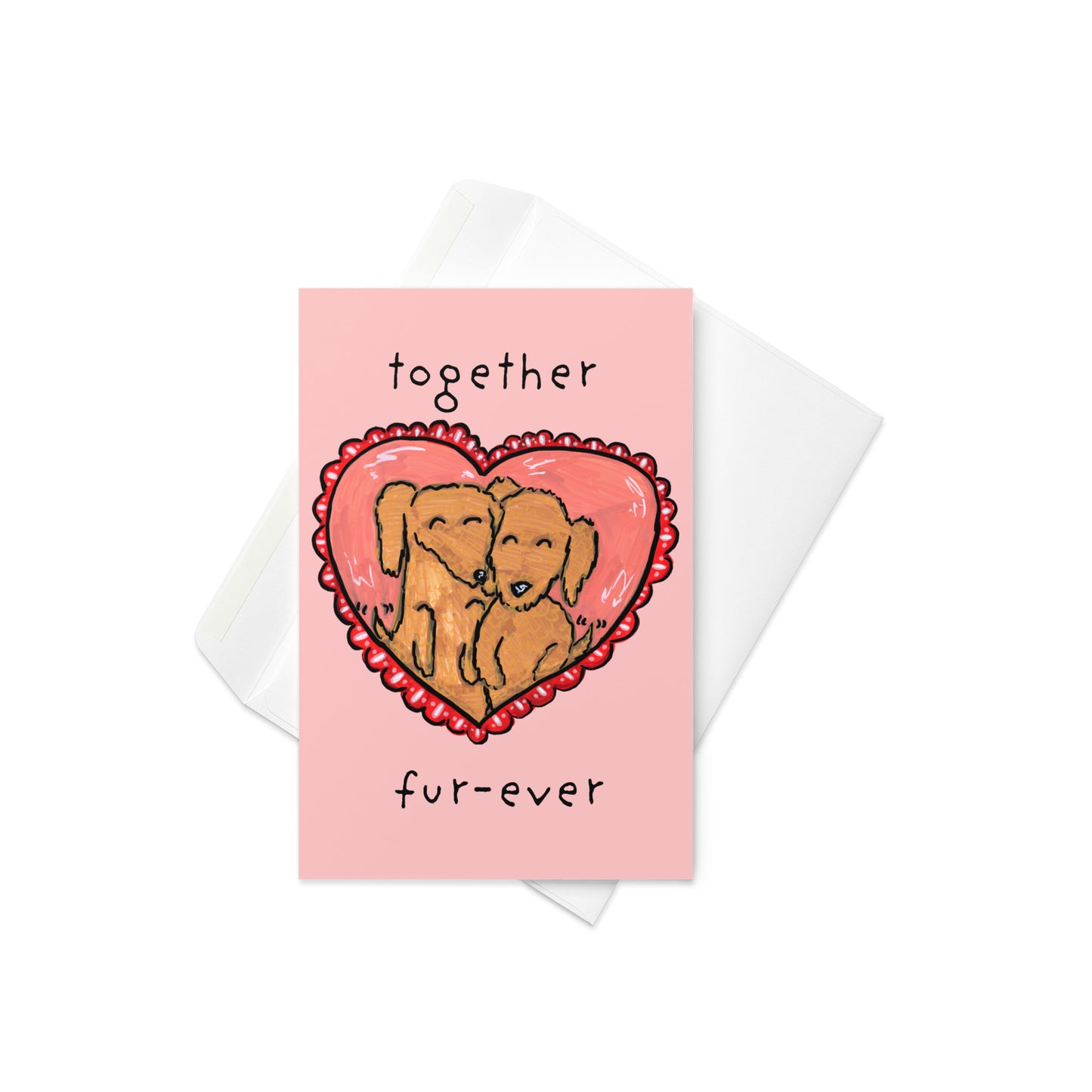 Together Fur-ever Dachshund Love Card