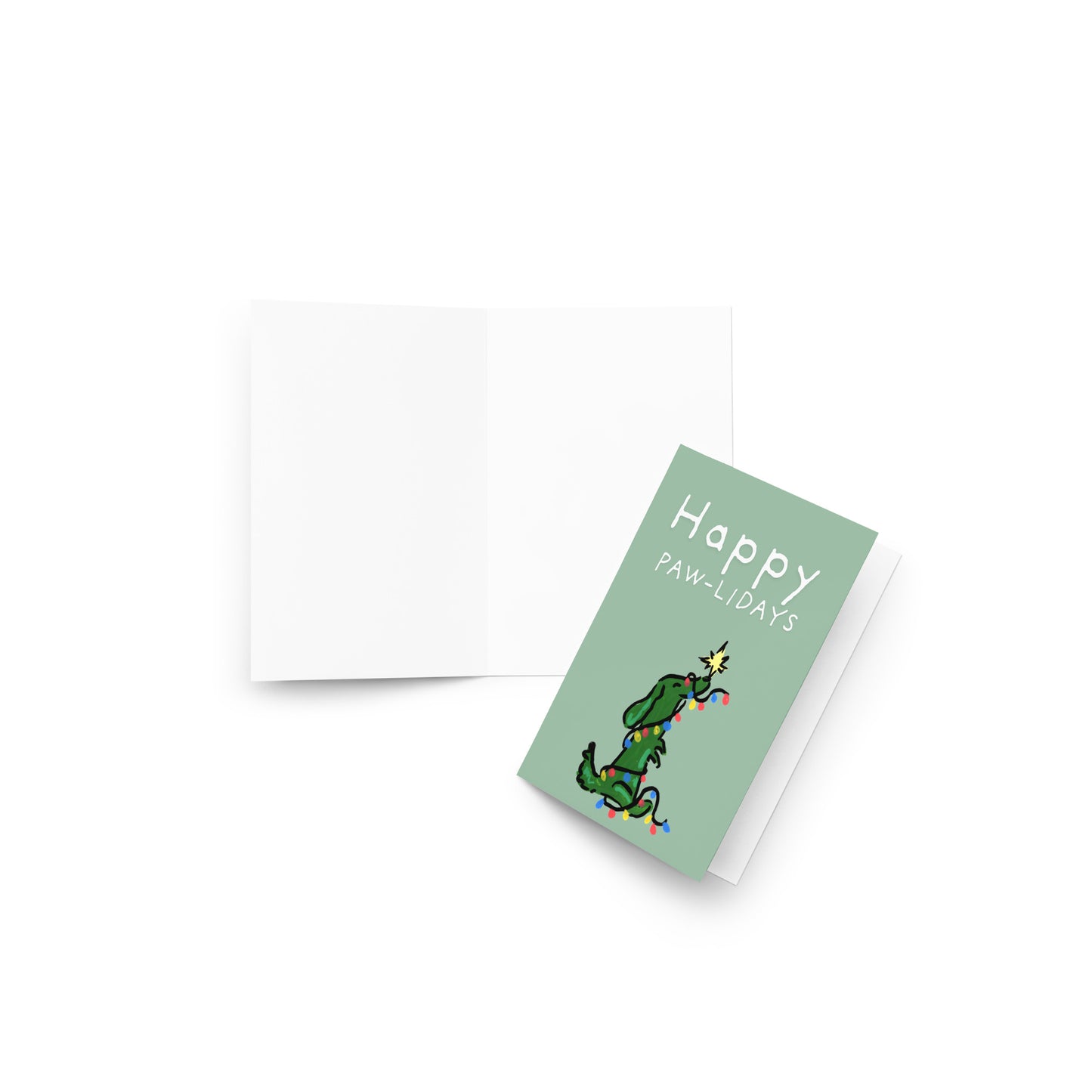 Happy Paw-lidays Card