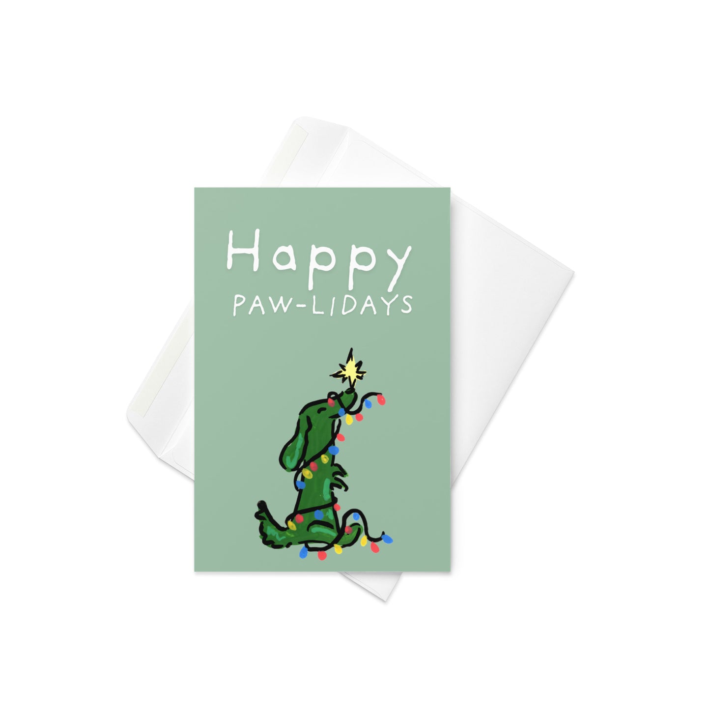 Happy Paw-lidays Card