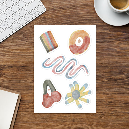 Large Sugary Candies Sticker Sheet