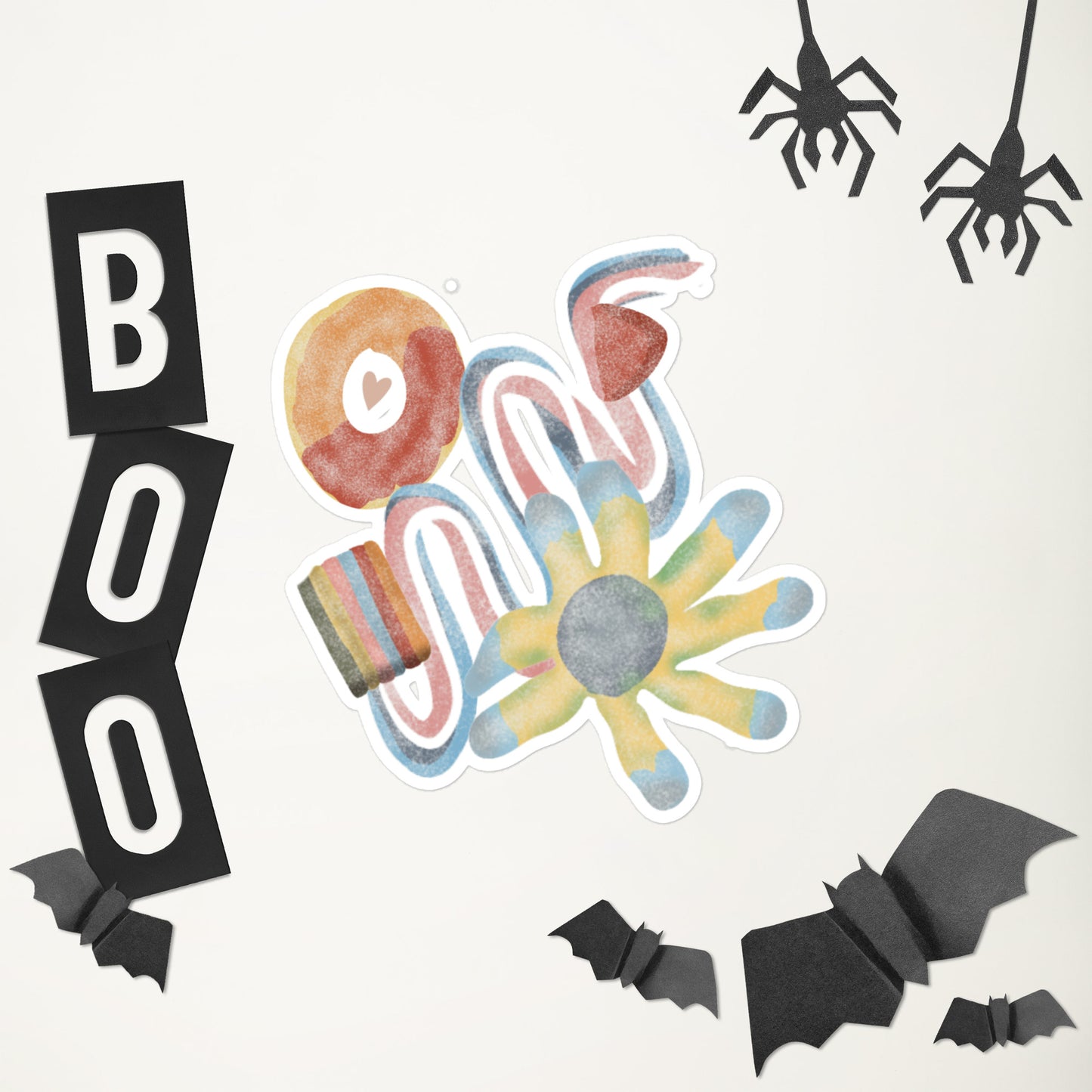 Large Candy Pile Bubble-Free Sticker