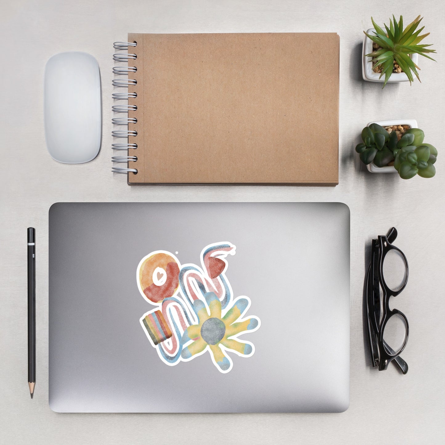 Large Candy Pile Bubble-Free Sticker
