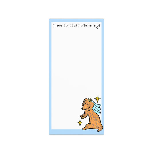 Dazzling Bride Dachshund Magnetic Notepad