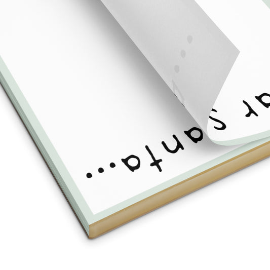 Dear Santa Dachshund Magnetic Notepad