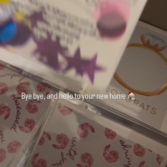 "bye bye, and hello to your new home" order packaging video