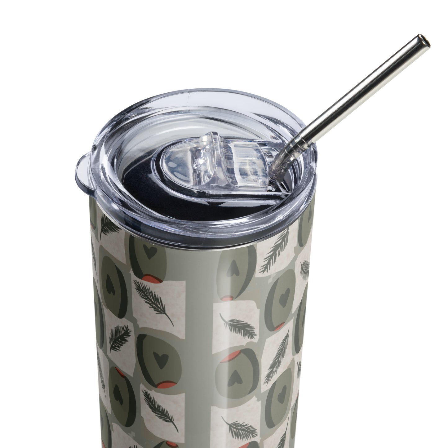 Olives & Cheese Stainless Steel Tumbler