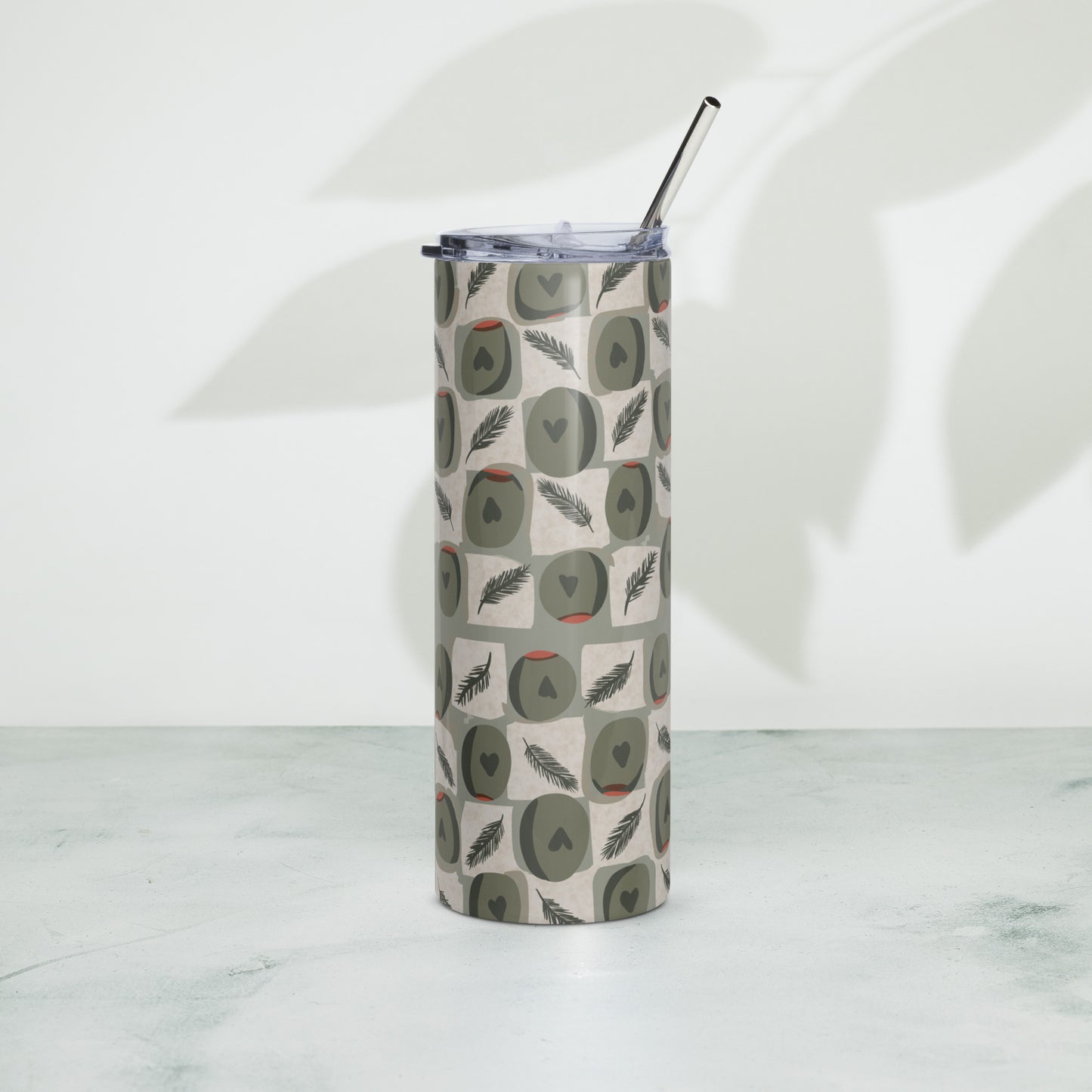 Olives & Cheese Stainless Steel Tumbler