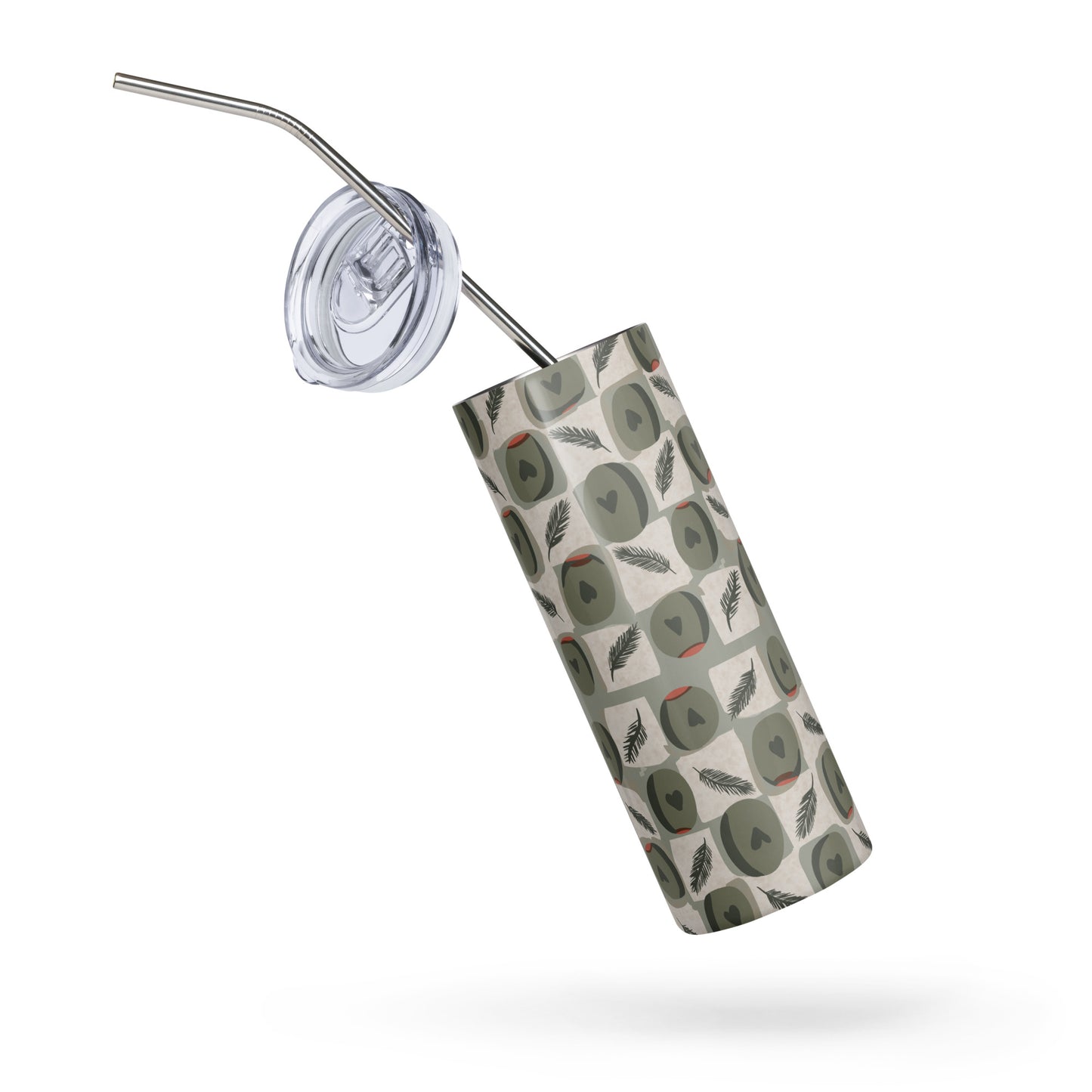 Olives & Cheese Stainless Steel Tumbler