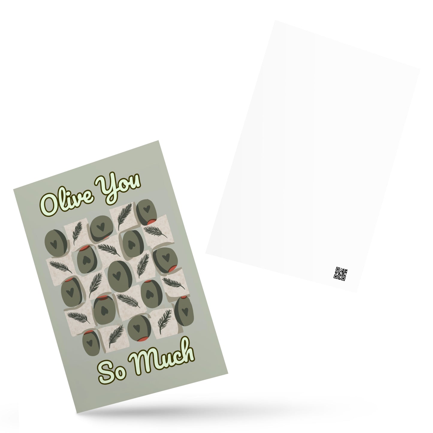 Olive You So Much Postcard