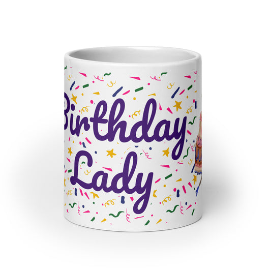 Birthday Lady Sprinkles Mug