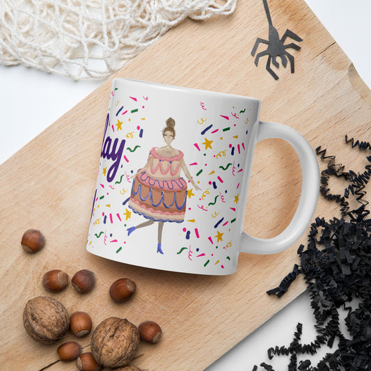 Birthday Lady Sprinkles Mug