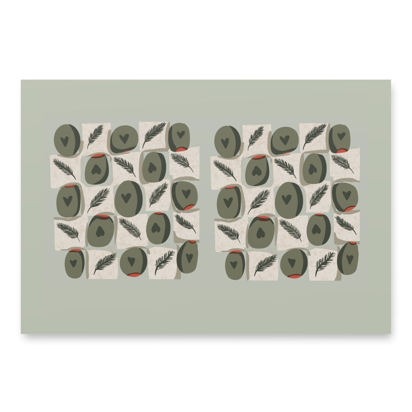 Olives & Cheese Wrapping Paper Sheets