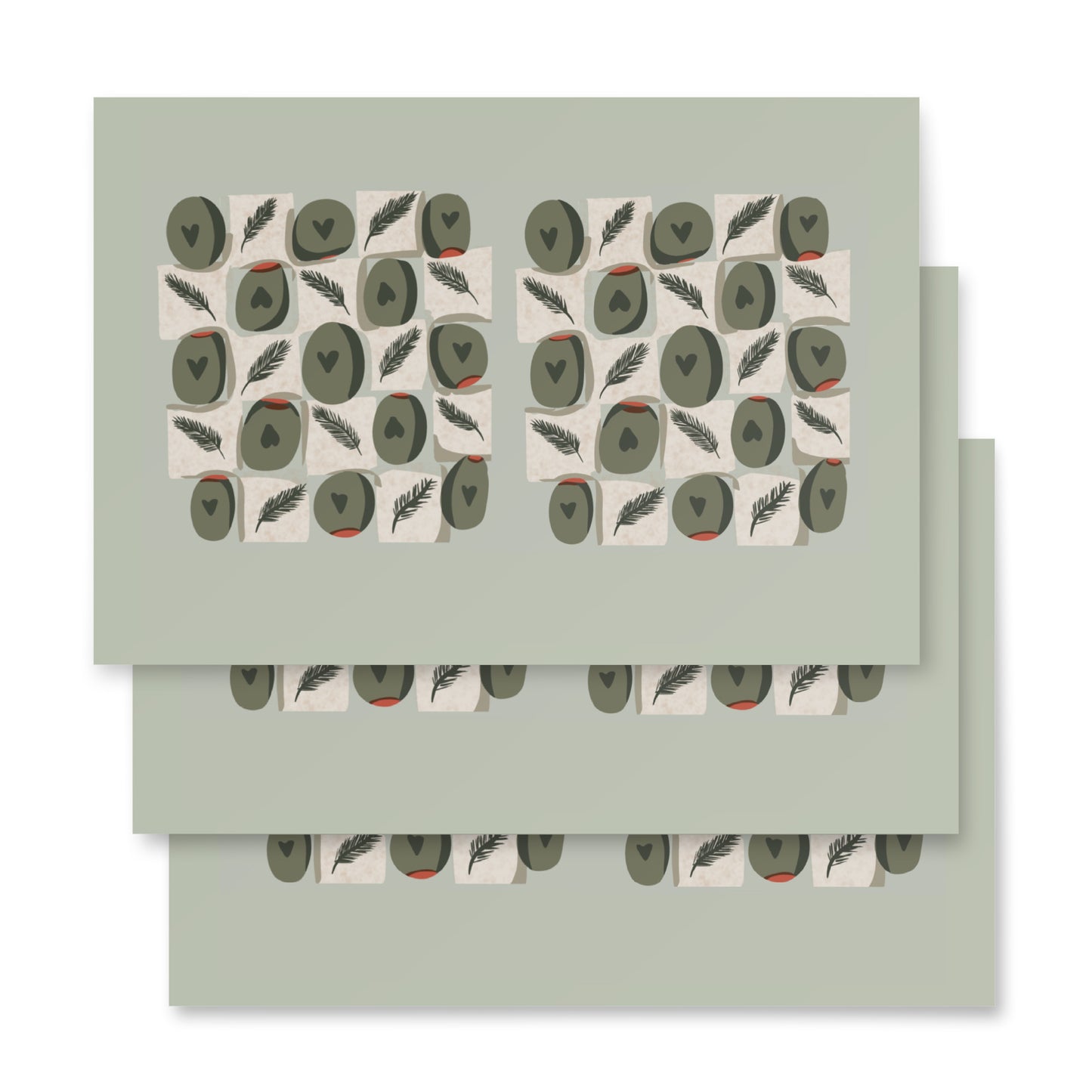 Olives & Cheese Wrapping Paper Sheets