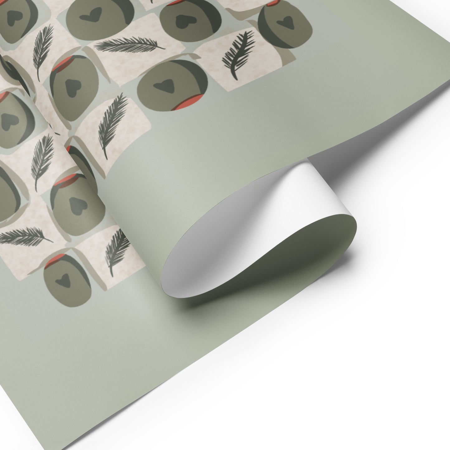 Olives & Cheese Wrapping Paper Sheets